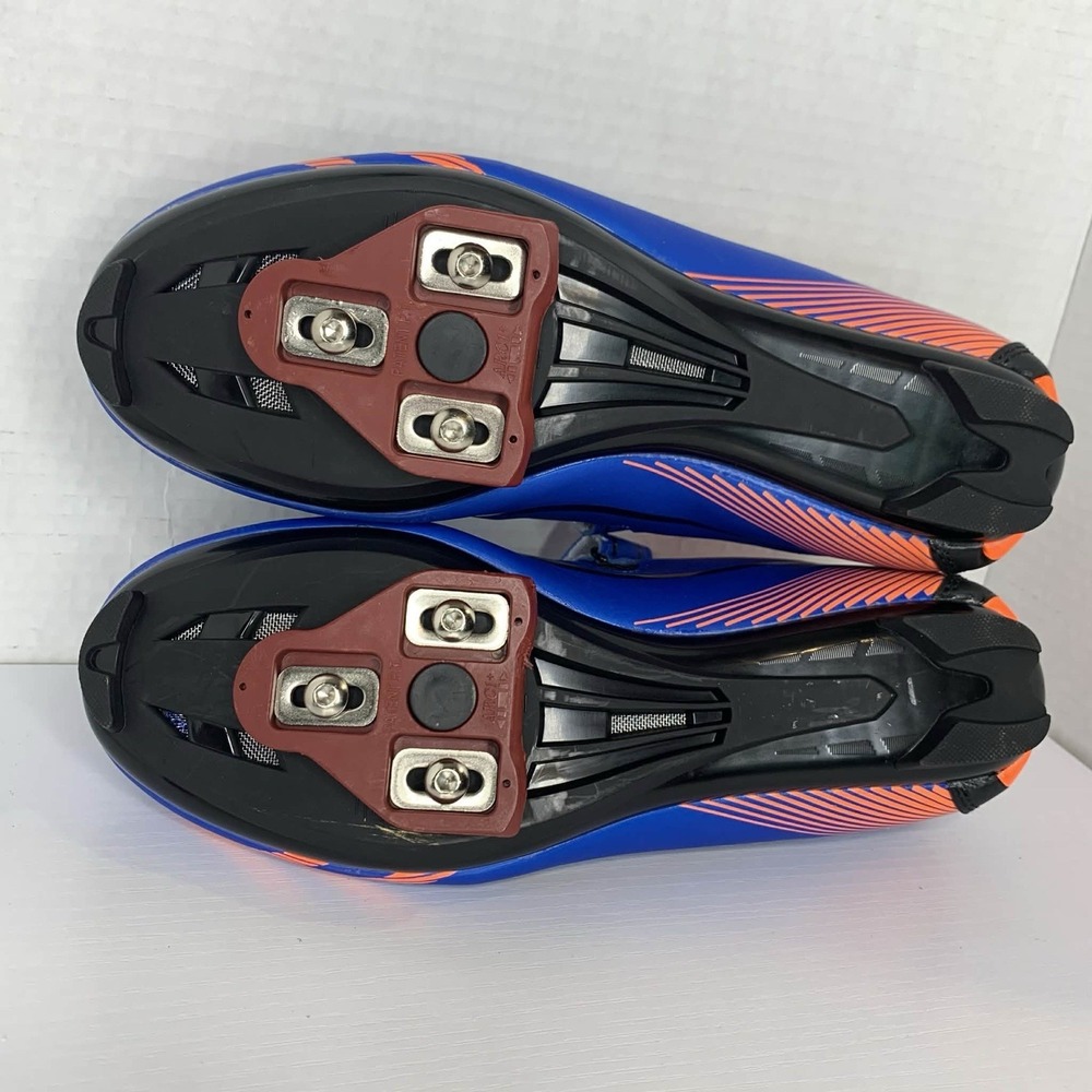 SPEED Cycling Shoes Men Size US-8, 41 Blue Orange - Picture 6 of 8